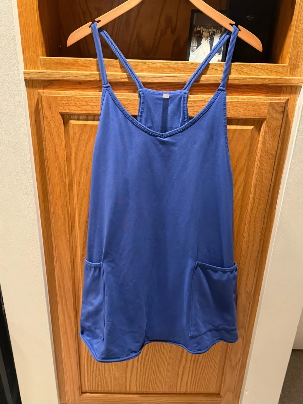Free People Hot Shot Mini Dress in Radiant Blue - Picture 2 of 4